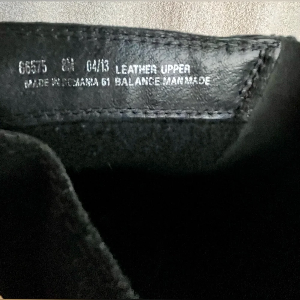 Clarks Majorca Isle leather side zip boots Sz 8 Wmns mid calf Black Moto Biker - Picture 8 of 11